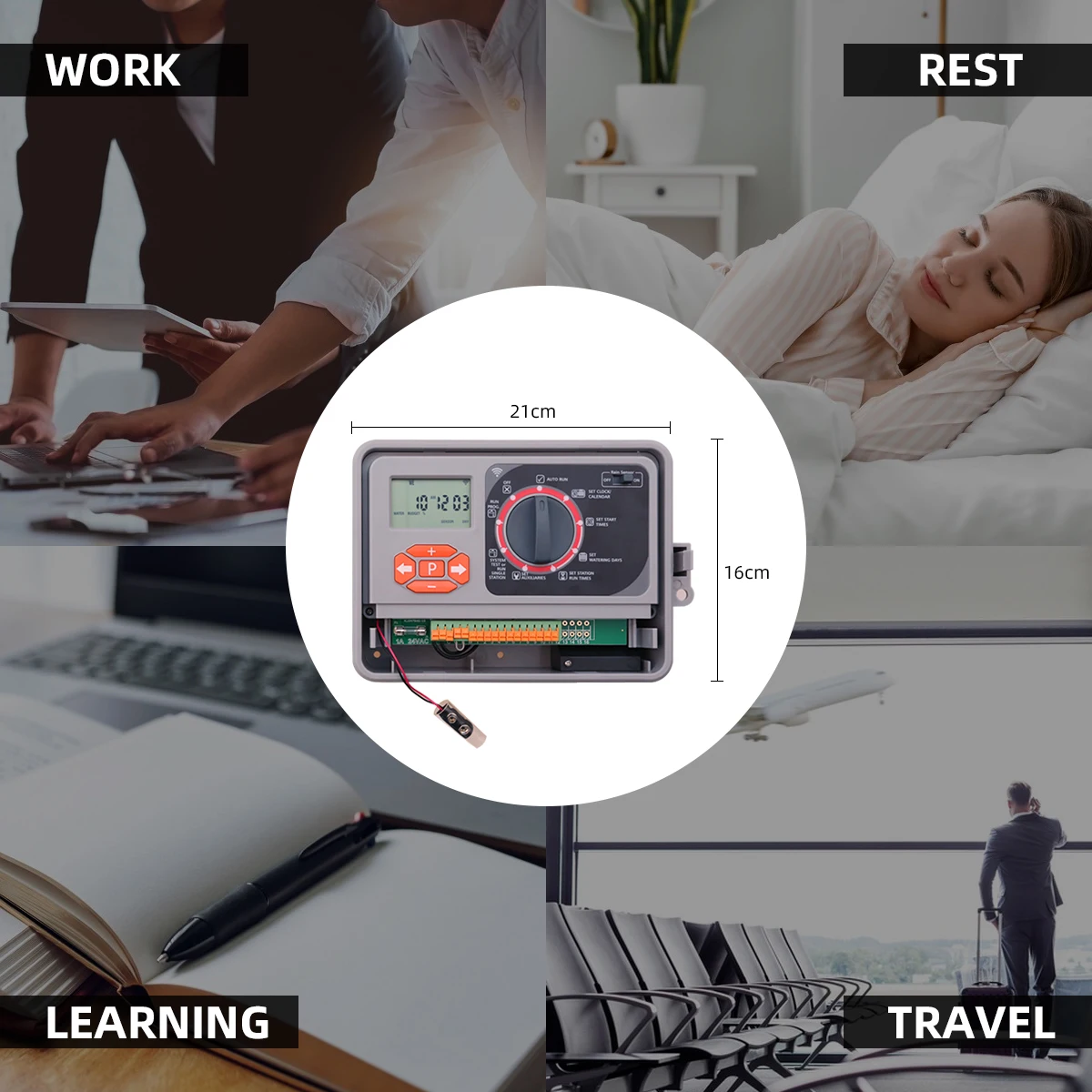 رائجة البيع لوازم البستنة معدات الزراعة المائية للري حديقة المنزل الذكي واي فاي مؤقت المياه ومنتجات مجموعة الرش #1