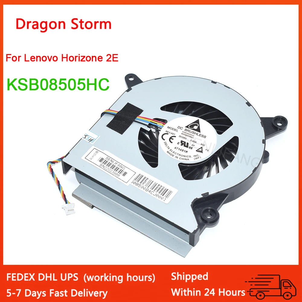 New Laptop CPU Cooling Fan For Lenovo All-in-One AIO Yoga Home 500-22 500-22IBU Horizone 2E 5V 0.6A 4Pin KSB08505HC 6033B0039601