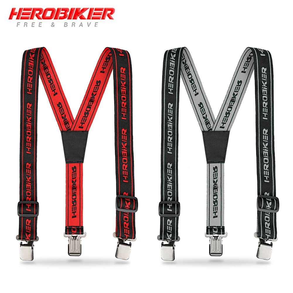 

Мотоциклетные брюки для верховой езды с регулируемой эластичностью, Y-образный ремень на спине, внедорожный спортивный эластичный регулируемый ремень