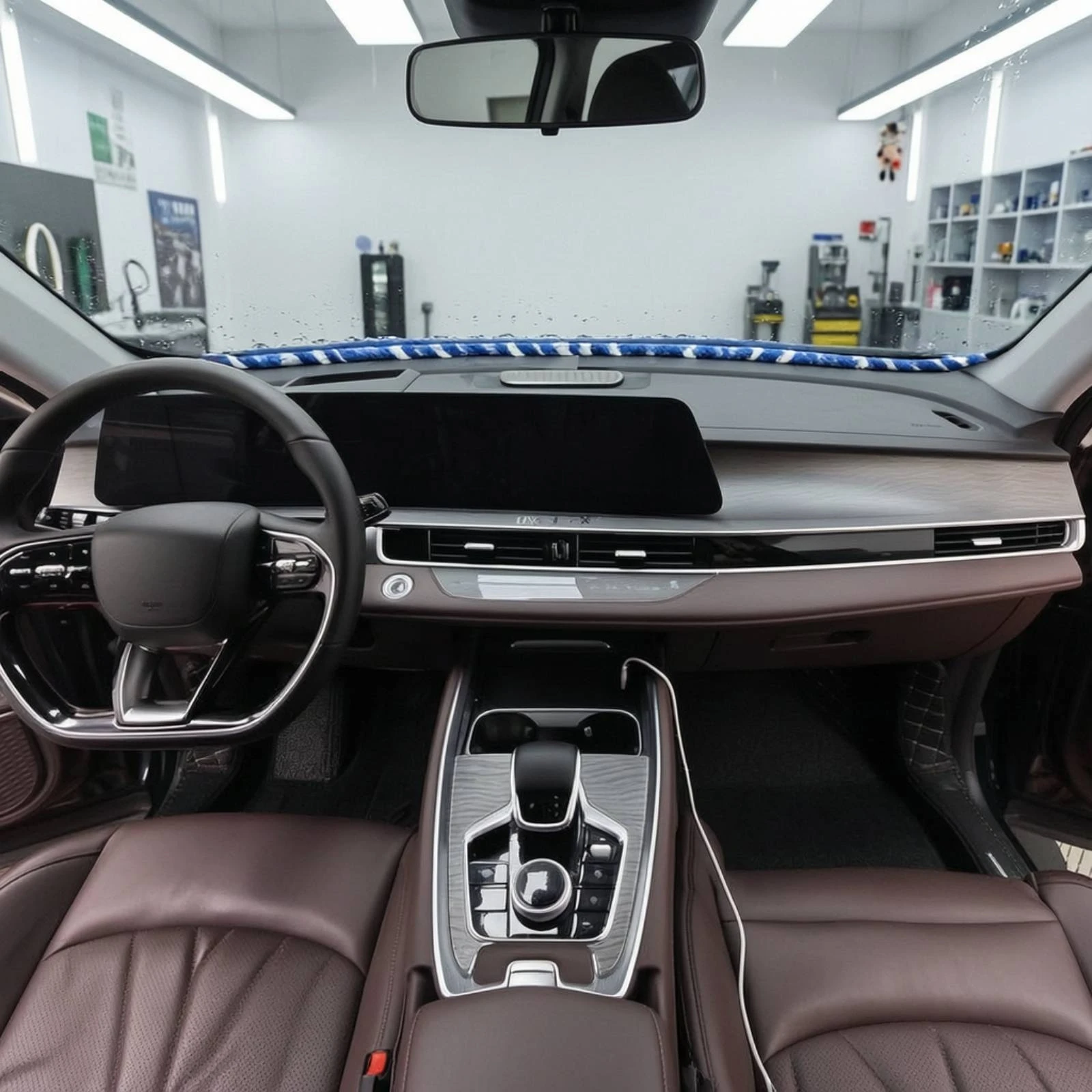 Window Tint Water Absorbing Rope Soft Windshield Film Application Rope Braided Lightweight