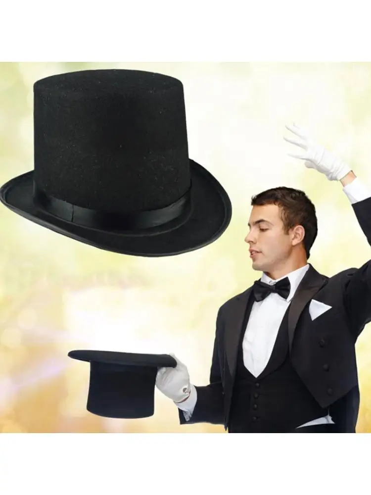 652F Chapeau haut-de-forme melon chapeau haut-de-forme magicien chapeau haut-de-forme magicien exécuté chapeau sur