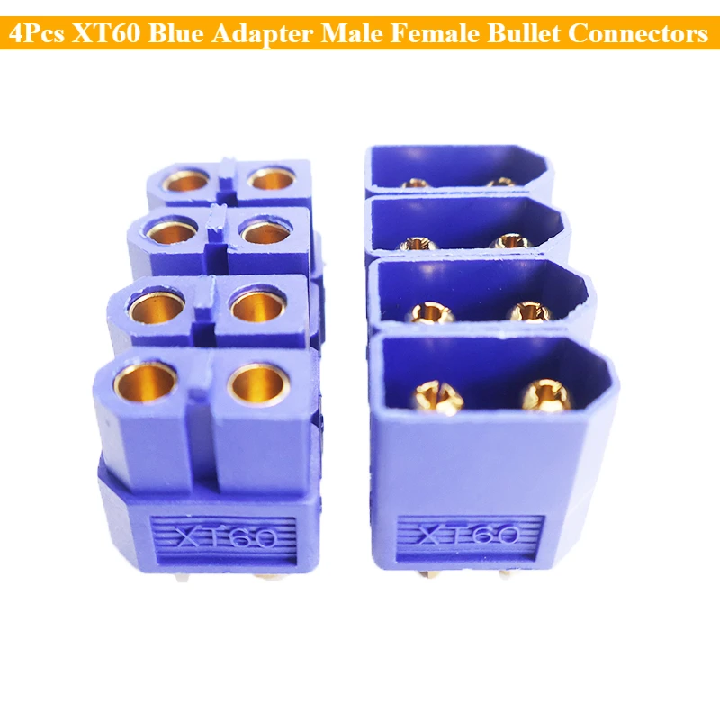 4Pcs XT60 Blue Adap…