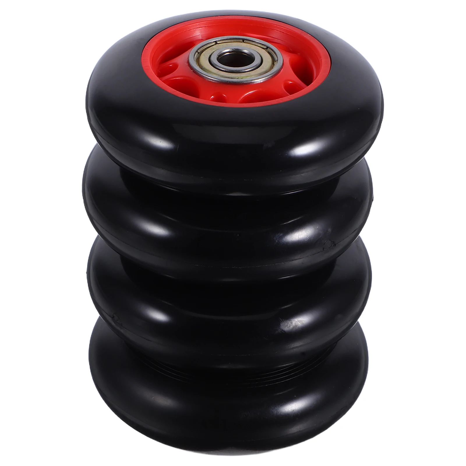 

4 Pcs Roller Wheel Universal Swivel Nylon Fitness Pulley System for Gym Equipment Treadmill Bike Ab Wheel Bearings