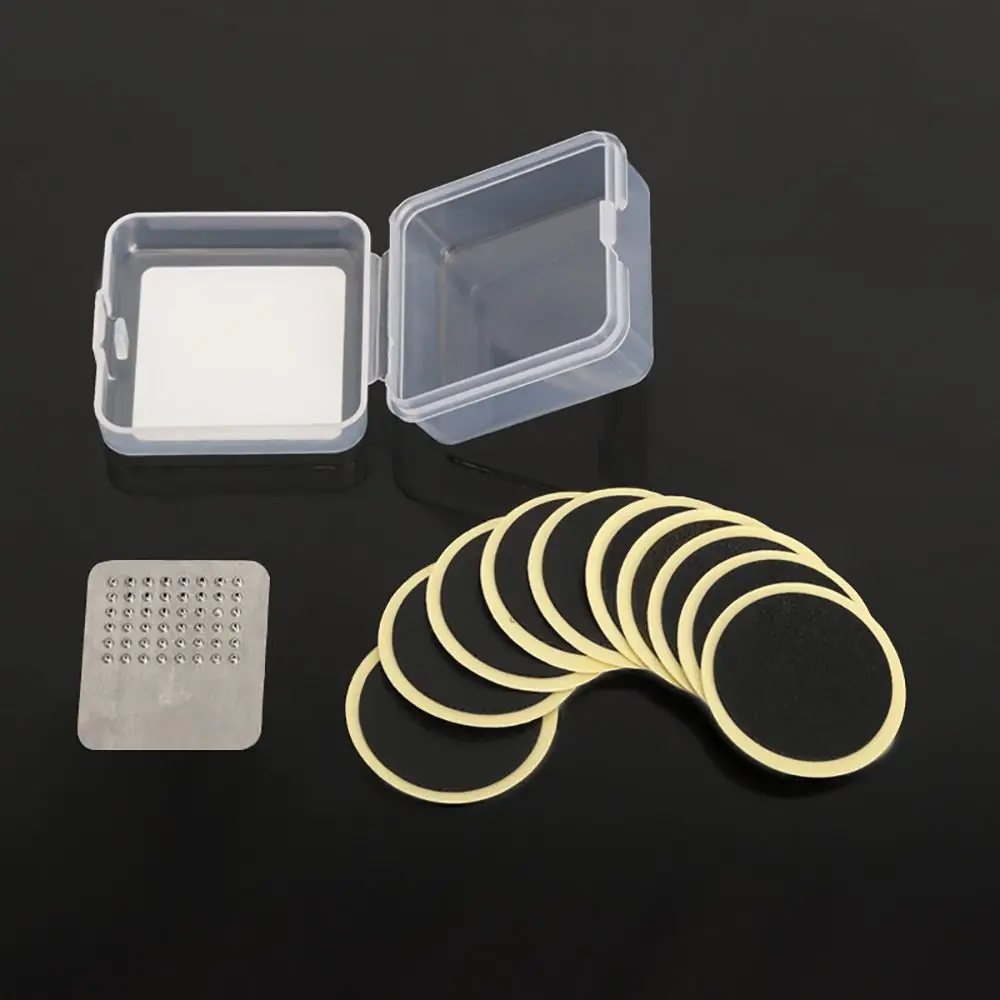 Durable Self-Adhesive Bike Inner Tube Patch Kit - Glueless Flat Tire Puncture Repair