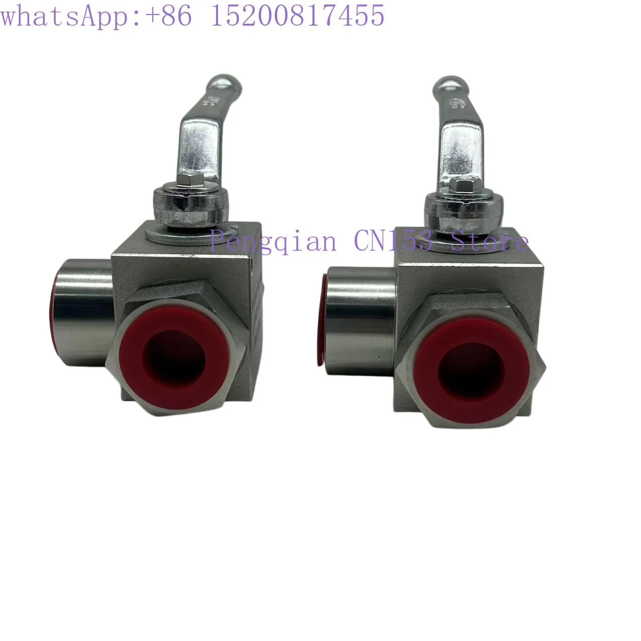 High Quality High Pressure Three-way Ball Valve L Type YJZQ Hydraulic Internal Thread Valve KHB3K-G1/4 G3/8 G1/2 G3/4