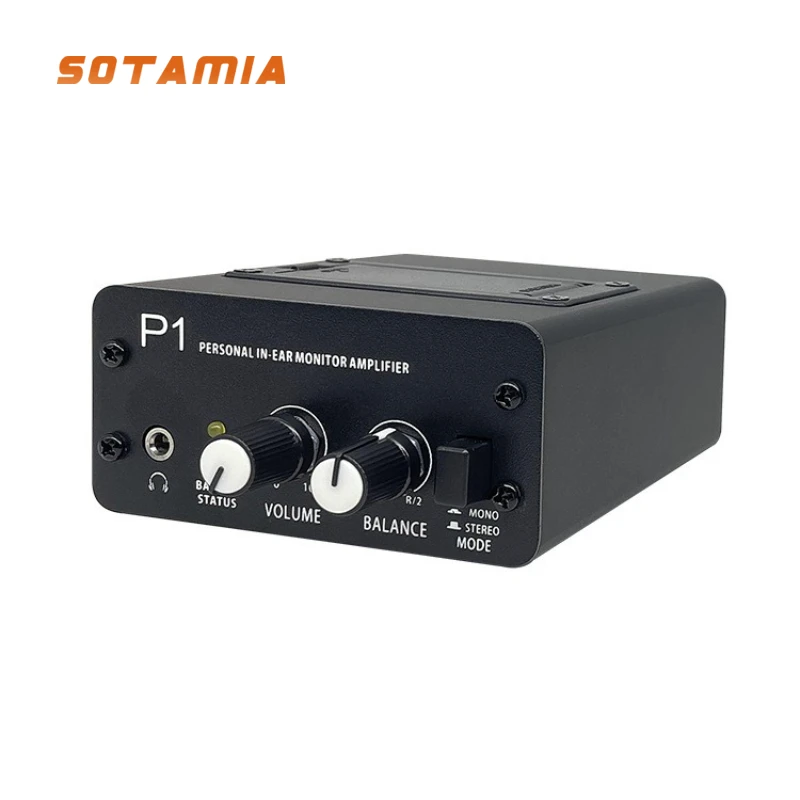 

SOTAMIA P1 Headphone Amplifier Microphone Musical Instrument Performance Live Monitoring Ear Amplifier Distributor Home Theater
