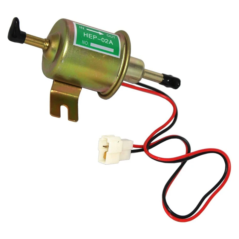 Universal 12V Fuel Pump HEP-02A Electric Gas Low Pressure Crude Oil Pump