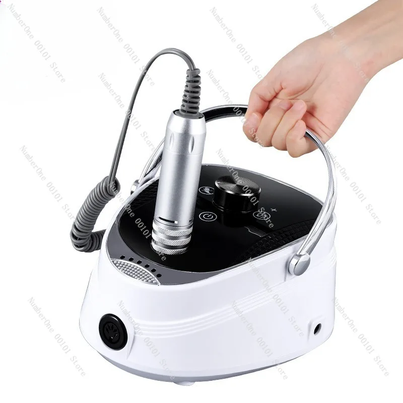 BLUEQUE New Nail Drill Machine, 35000RPM Electric Nail Grinder for Acrylic Gel Nails