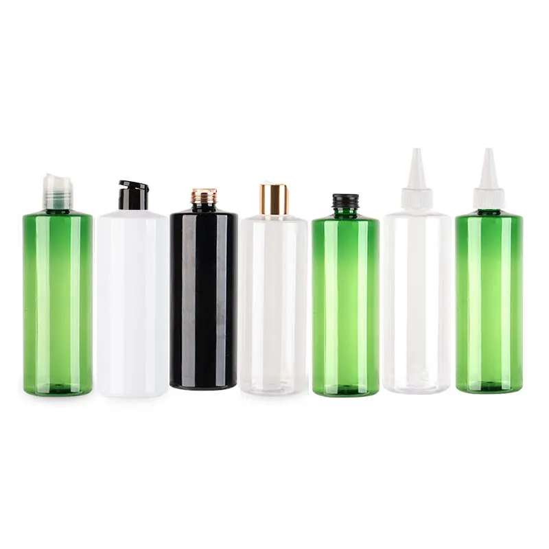 

500ml 15PCS Empty Plastic Cosmetic Bottles , 500CC Shampoo Lotion Packaging PET Bottle , Personal Care Cosmetic Container