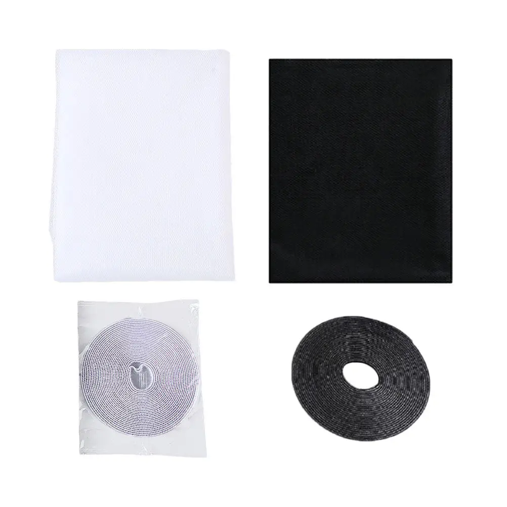 2Sets Portable Window Netting Safe Gentle Excellent Durability Practicality Easy to Use and Disassemble Window Netting Patch