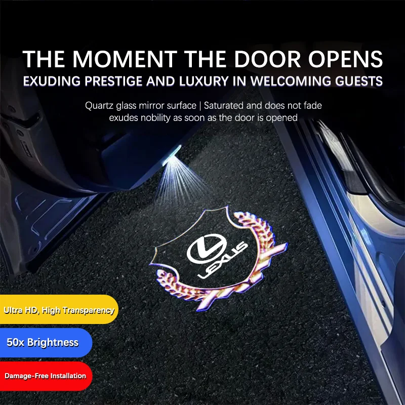 

Led Car Door Welcome Light Laser Projector For Lexus RX300 LX570 ES300 RX ES GX LS LX IS GS RC UX IS250 Car Styling Accessories