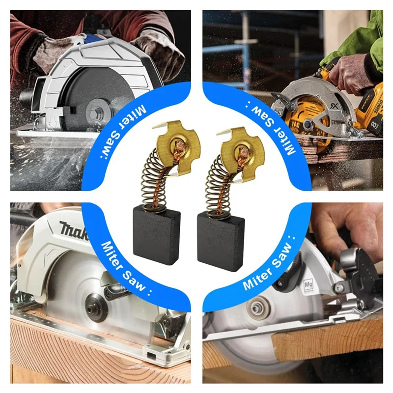 2025 تريند 816768 فرشاة كربون عاصي مناسبة تمامًا لـ Ridgid Craftsman BTS211 TS2400 TS2410 TS2400LS TS2410LS Craftsman Miter Saw 6P