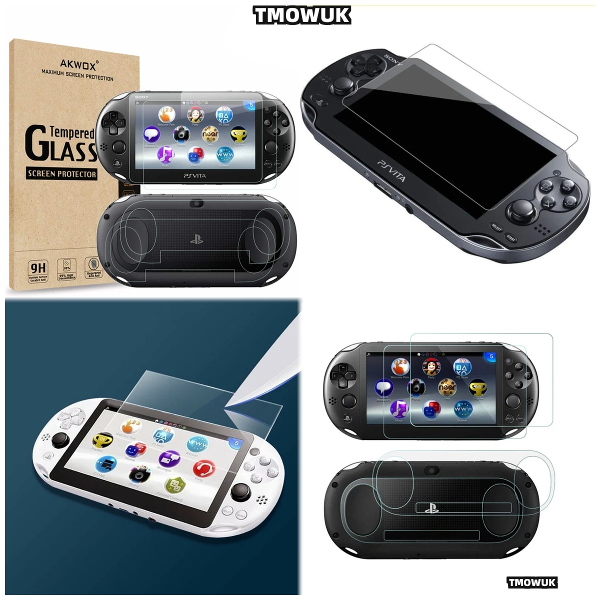 

Clear Tempered Glass Protective Film For PS Vita 1000 2000 - Ultra-Thin, High Clarity, Easy Install