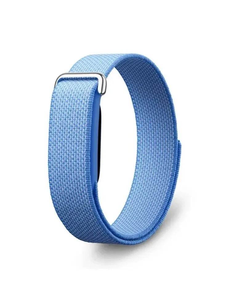 Nylon+Silikon-Schlaufenarmband für Google Fitbit Air Sport, Komfortables Armband für Google Fitbit Air Band Zubehör