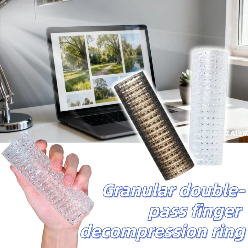 Double Sided Granular Finger Pressure Reducing Massager Portable Multifunctional Training for Home Enhanced Sensitivity