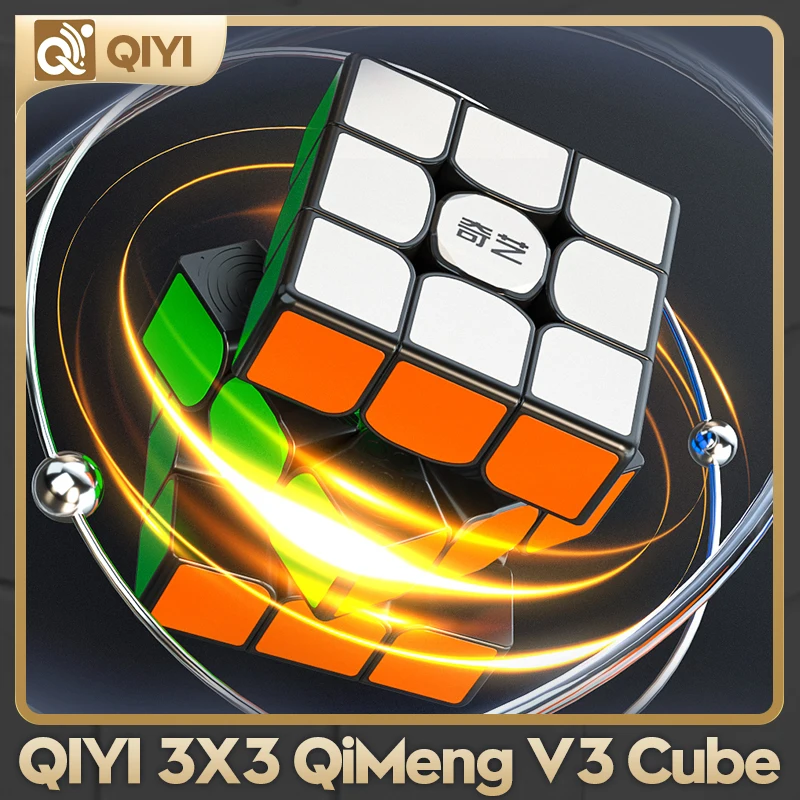 QiYi QiMeng V3  3x3 Tiled big magic  speed cube mofangge qimeng plus Professional Antistress Puzzle Toys