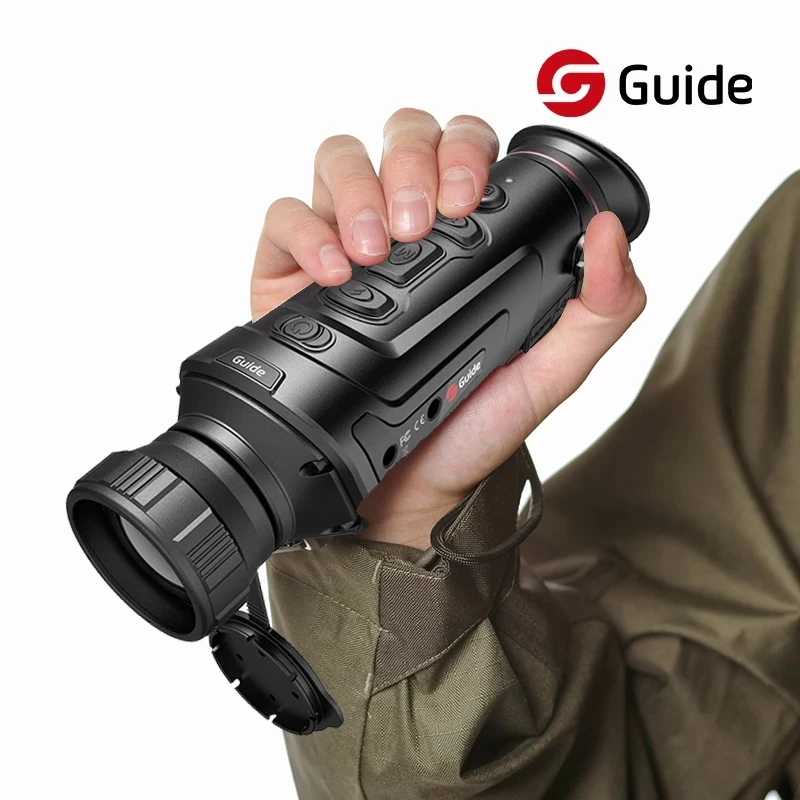 Guide TrackIR50 Thermal Monocular Camera WIFI Image VideoTransmission Stadiametric Rangefinder Thermal Vision for Hunting Patrol