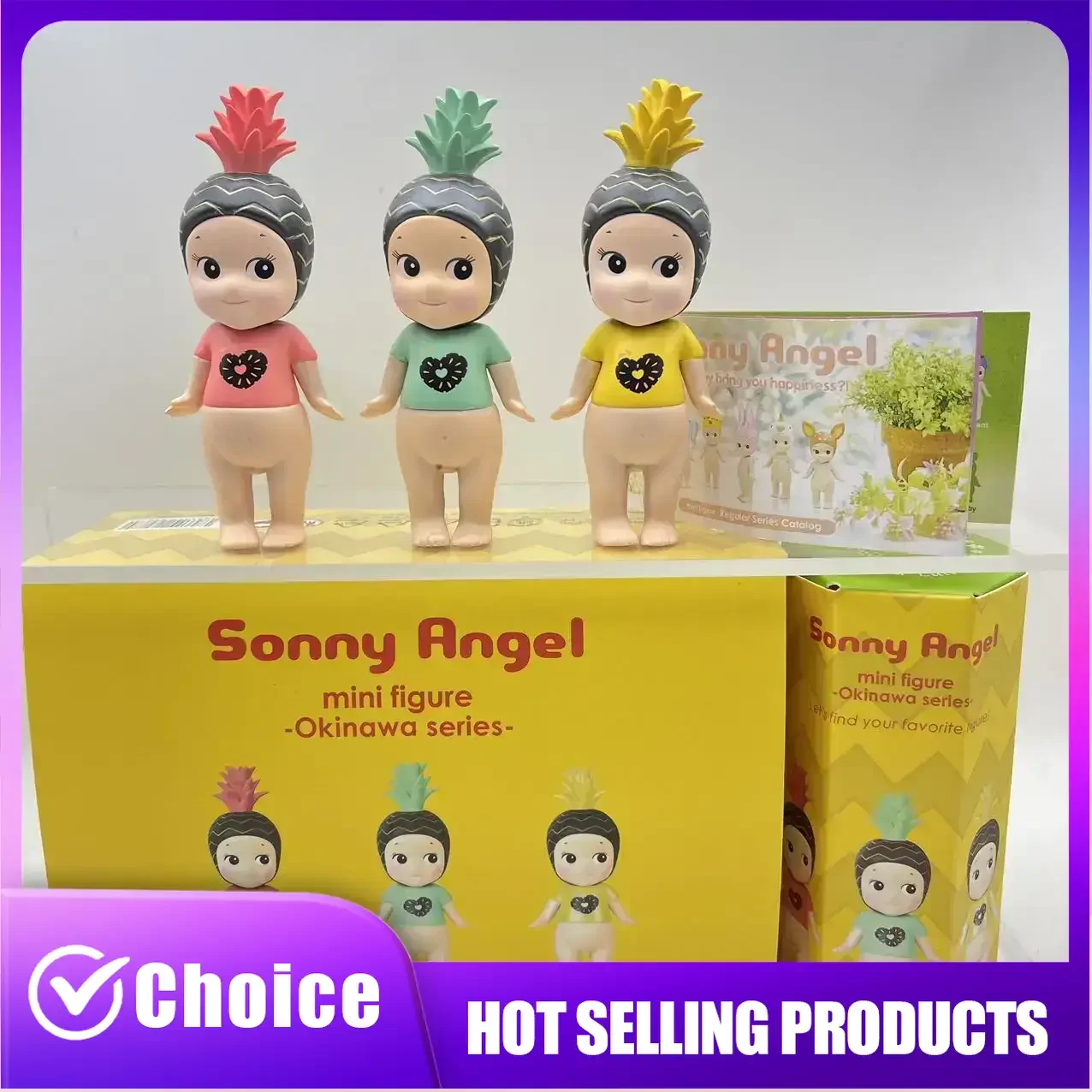 

Okinawa Series Sonny Angel Blind Box Black Pineapple Mini Figure Cute Collectible Dolls Kawaii Home Decor Birthday Gift For