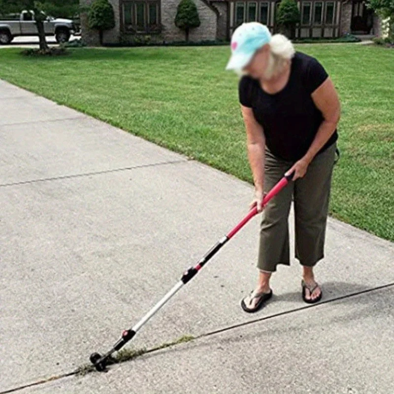 

Floor tile gap weeding hook, no bending over to weed, garden roller gap weeder
