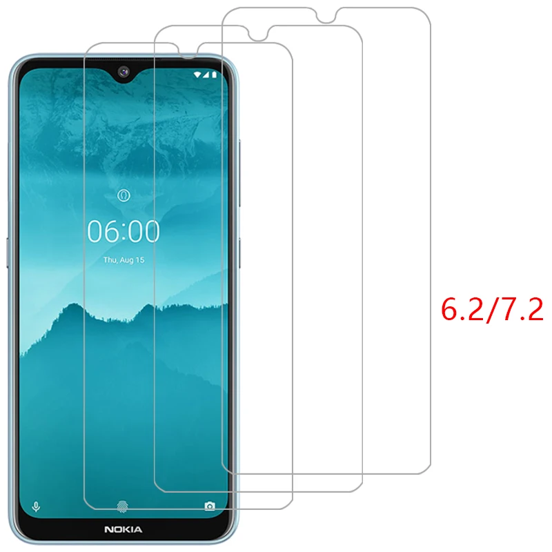 screen protector for nokia 6.2 7.2 protective tempered glass on nokia6.2 nokia7.2 nokia6 nokia7 6 7 2 62 72 phone film glas 9h