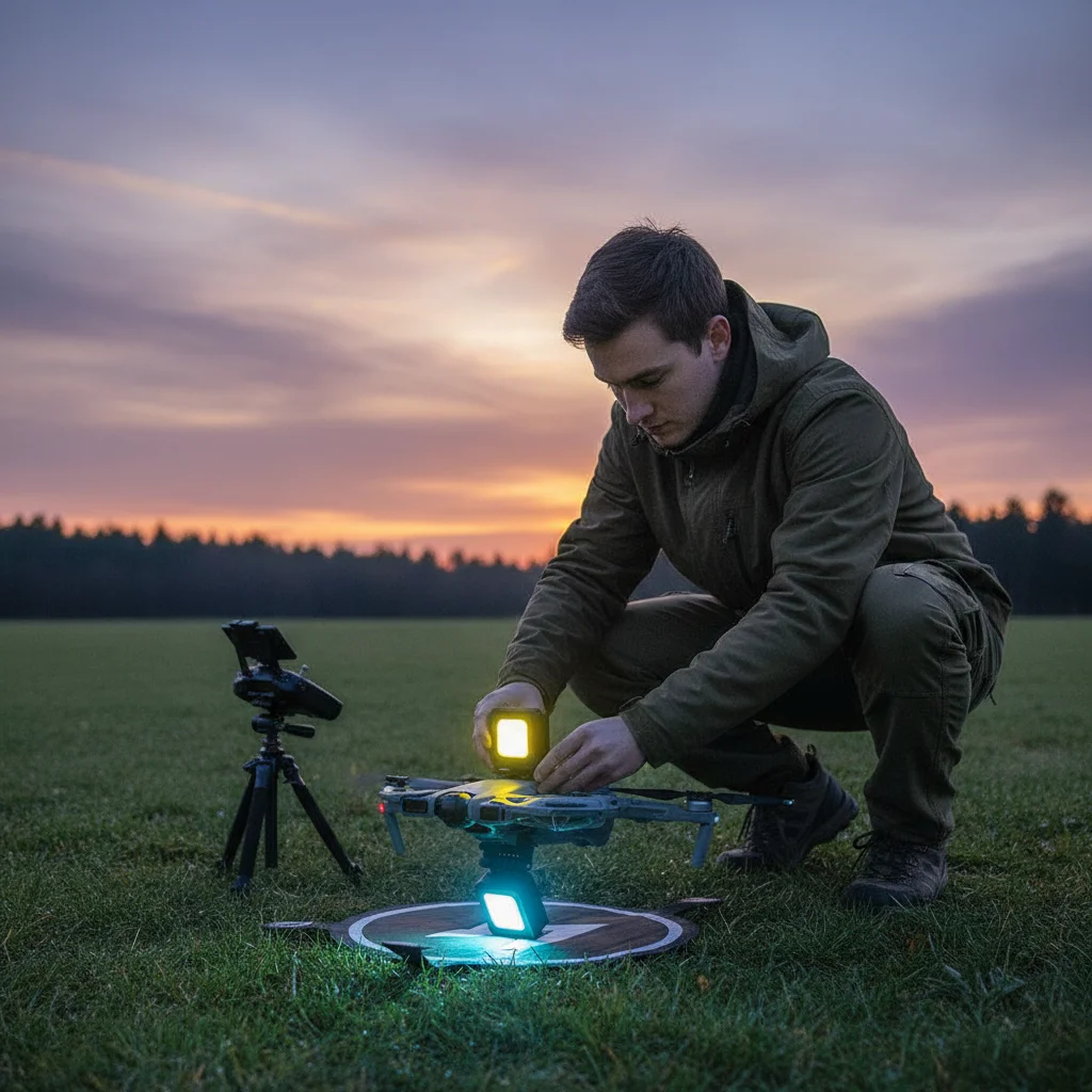 Für DJI Neo2 Nachtflug-LED-Licht Hochhelle Navigations-Stroboskop-Warnleuchte mit Type-C-Kabel Drohnen-Zubehör