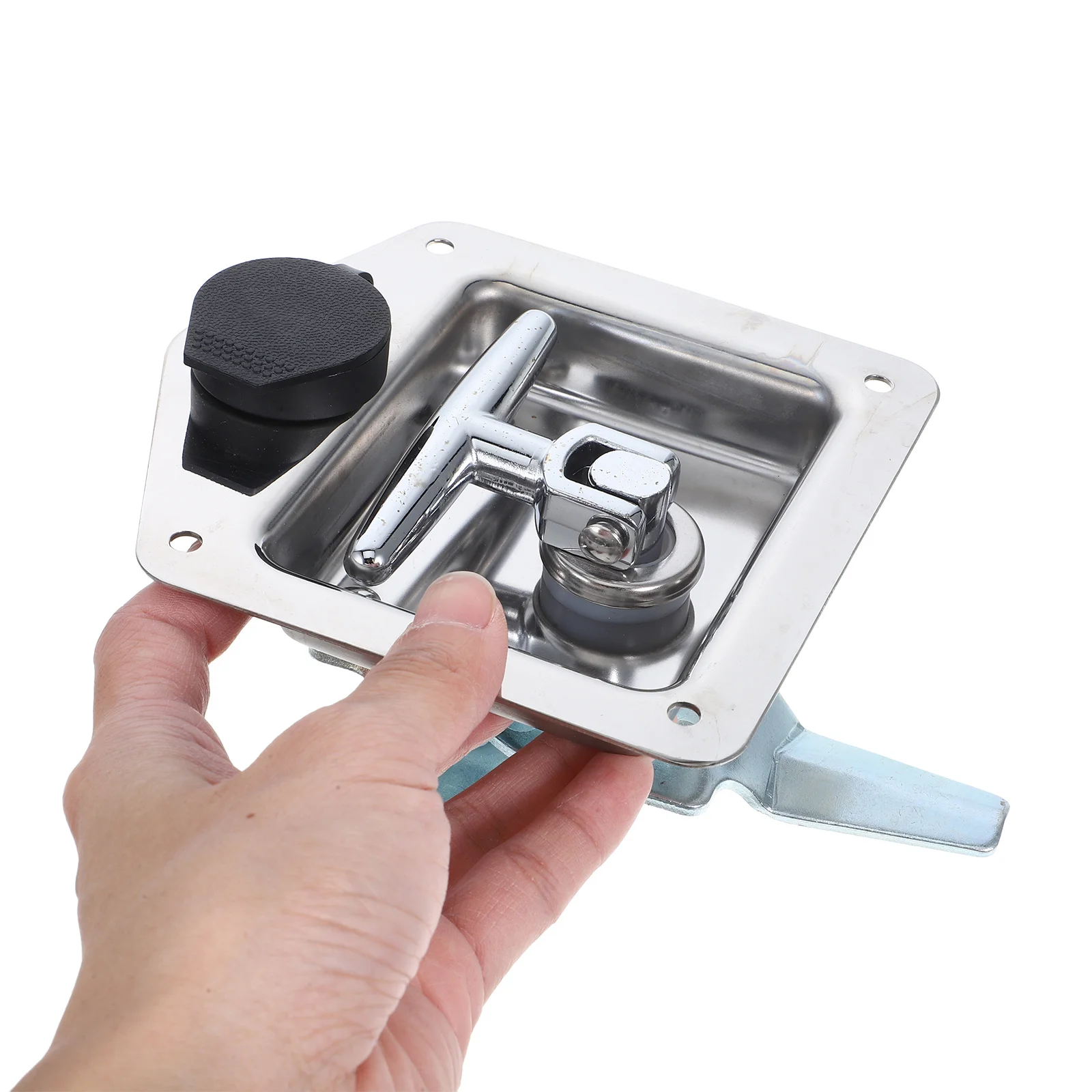 

Toolbox Paddle Lock Replacement Handle Corrosion Resistant Stainless Steel Box Lock for Atv Utv Latch Keys