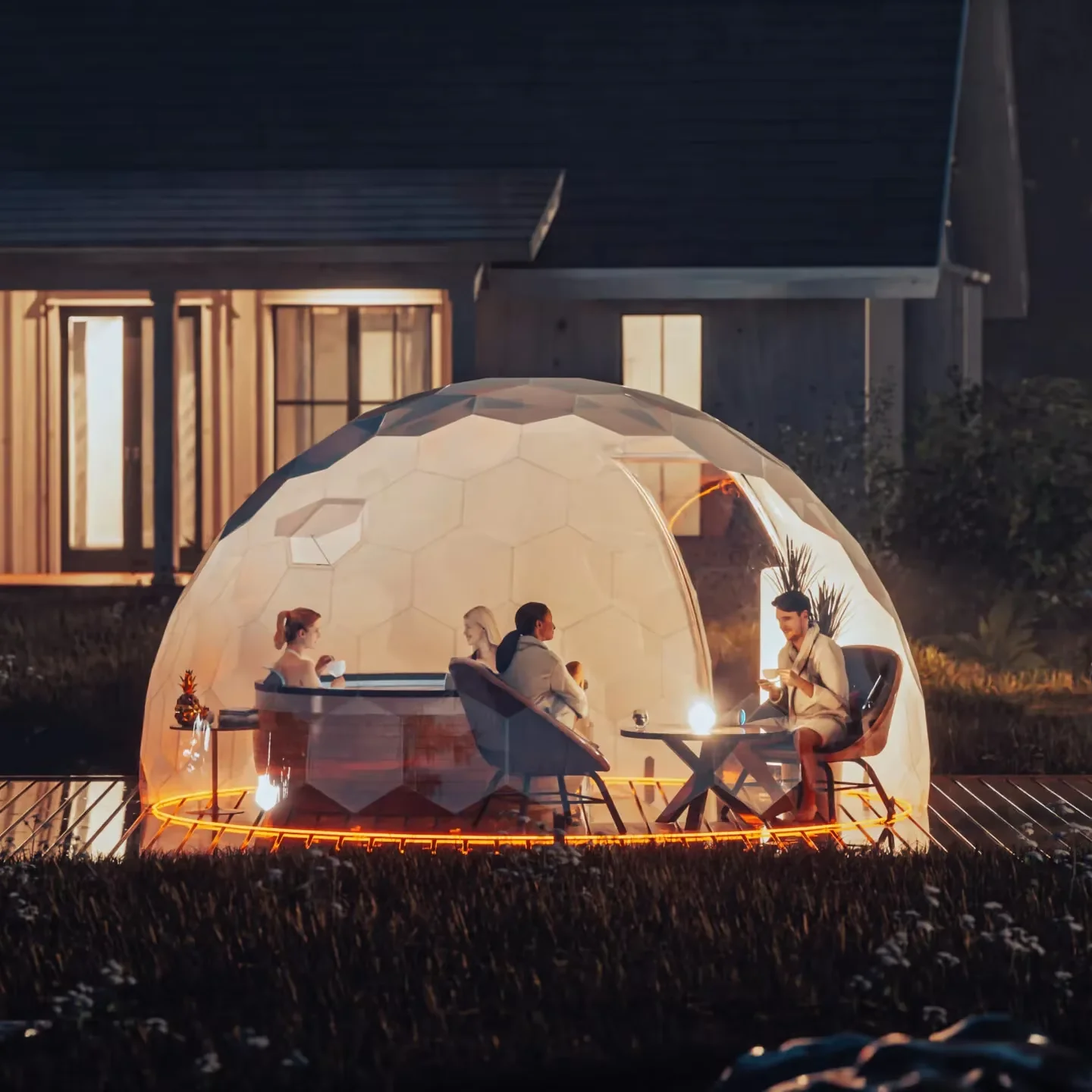 

Sleep Beneath The Sky In Our Bubble Tent Featuring Crystal Clear Walls Waterproof Design And Spacious Interior