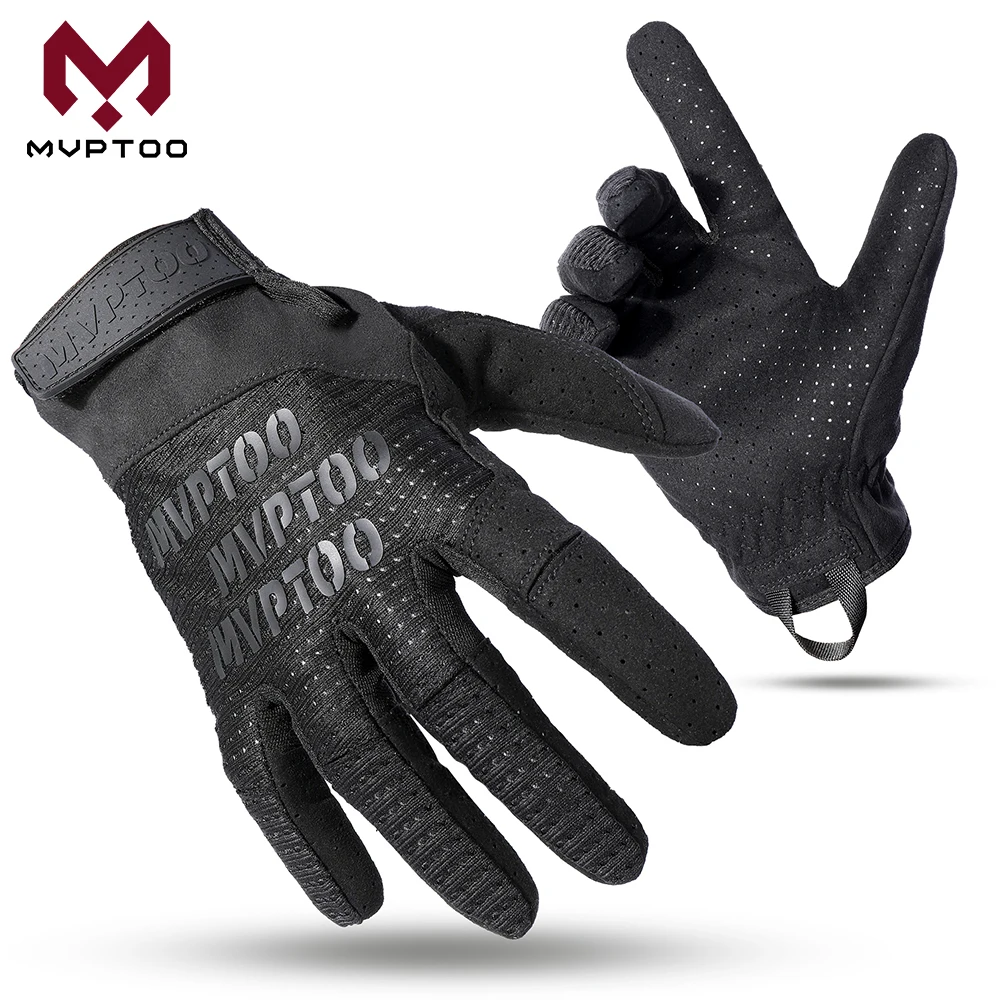 Tactical Gloves Touch Screen Motorcycle Cycling Gloves Full Finger Anti Slip Outdoor Gloves for Hiking Camping Sports Work