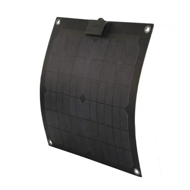 hot saleBest Selling Portable Outdoor Solar Panel Chinese Factory Semi-Flexible Solar Panel 55W Monocrystalline Solar Cell