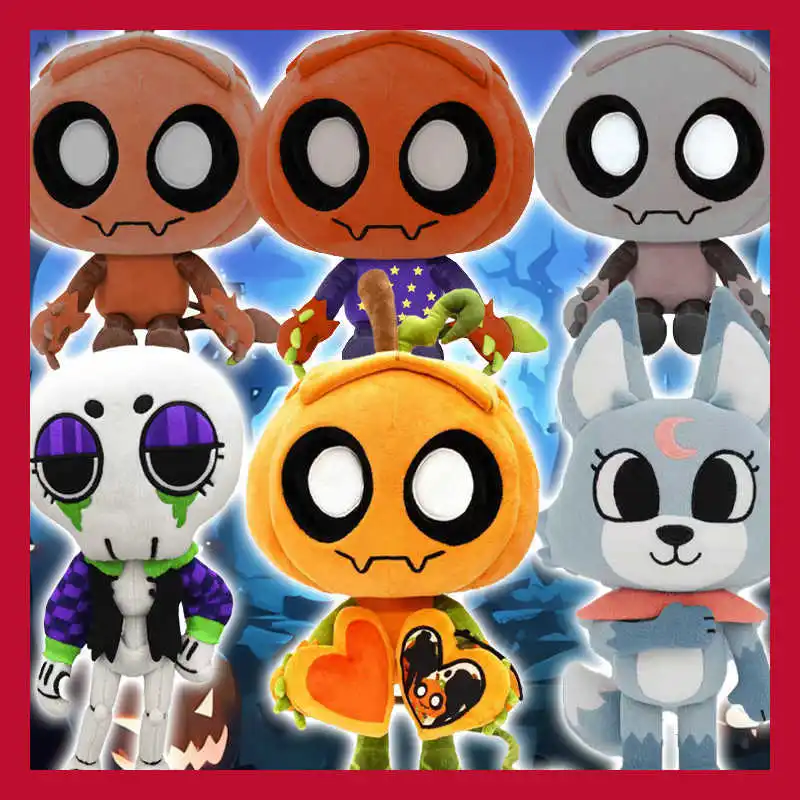 

2025 Dandy's World Gourdy Plush Doll Anime Themed Stuffed Animal Collectible Cute Toy for All Ages Halloween Christmas Gift