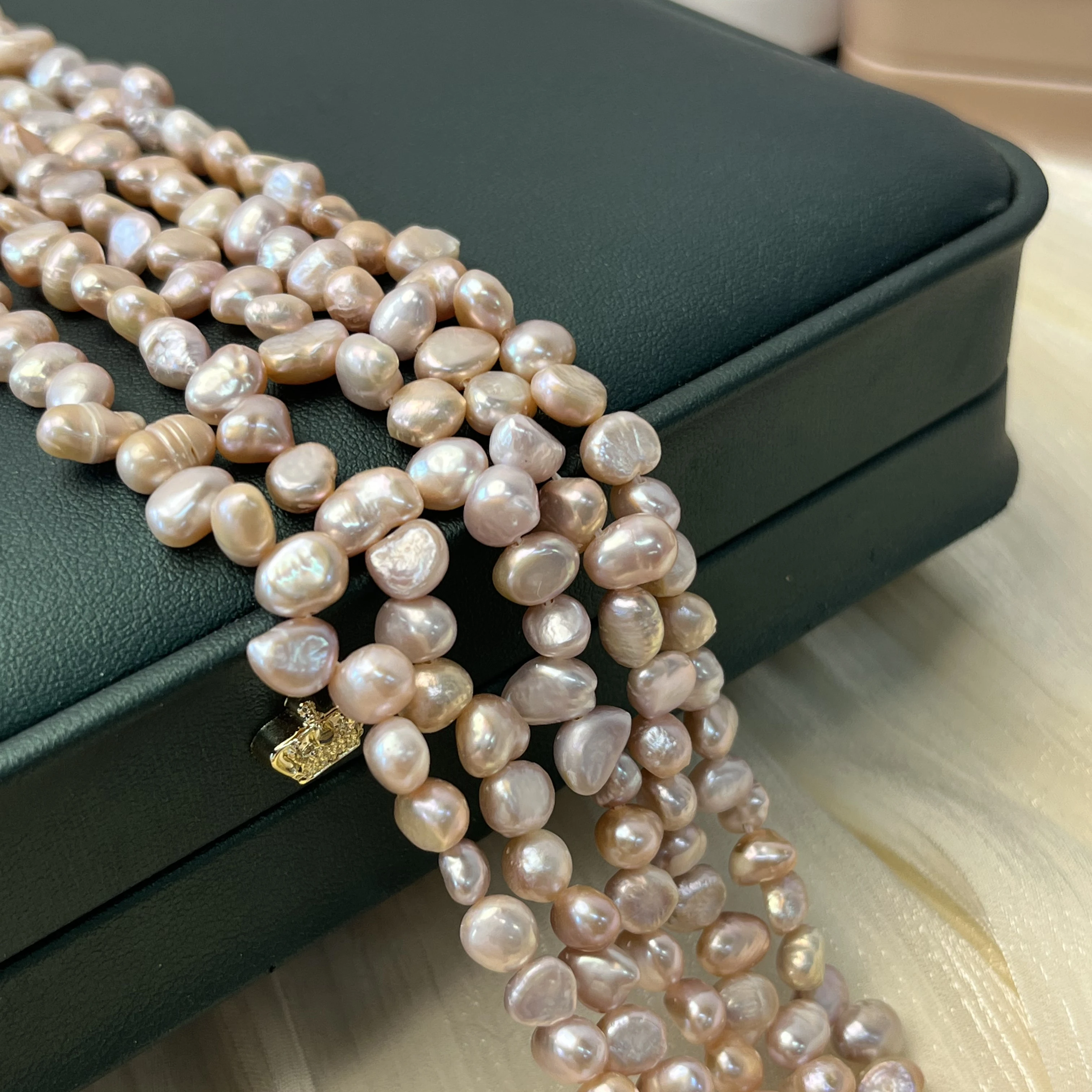 6-7mm Factory Wholesale Natural Freshwater Pearl Beads Irregular DIY Jewelry Making Women Wedding Necklace Bracelet Accessories