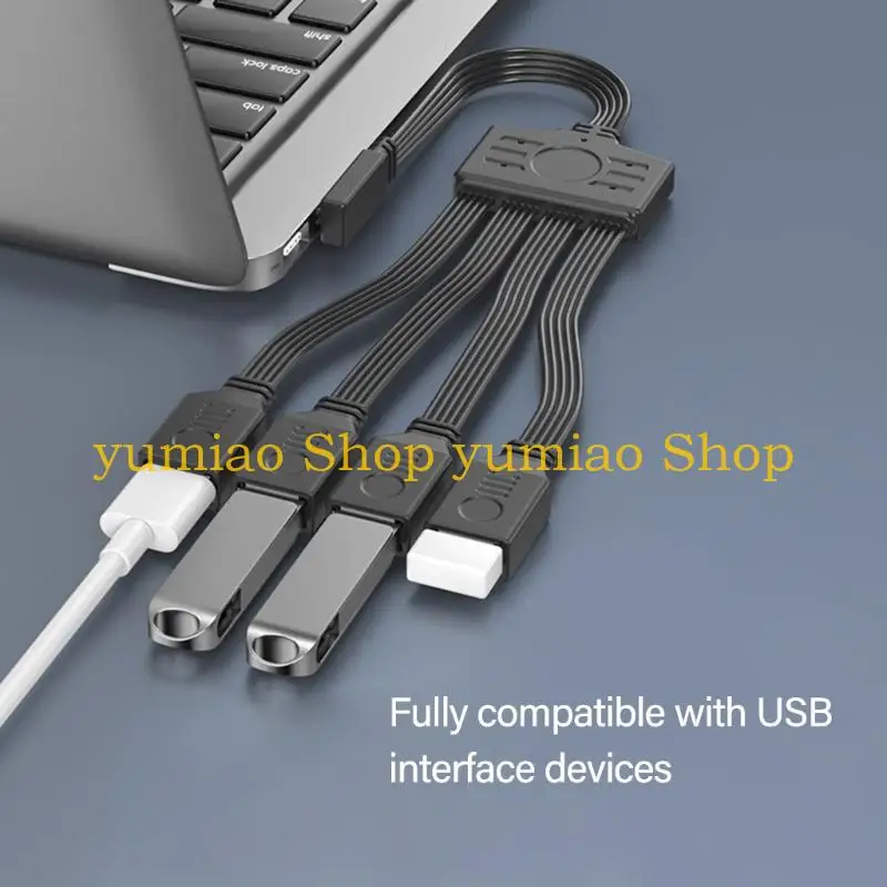 587B USB C To USB Splitter Adapter For Fast Charging And Data Sync Across Laptops Smartphones And Gaming Consoles Cord