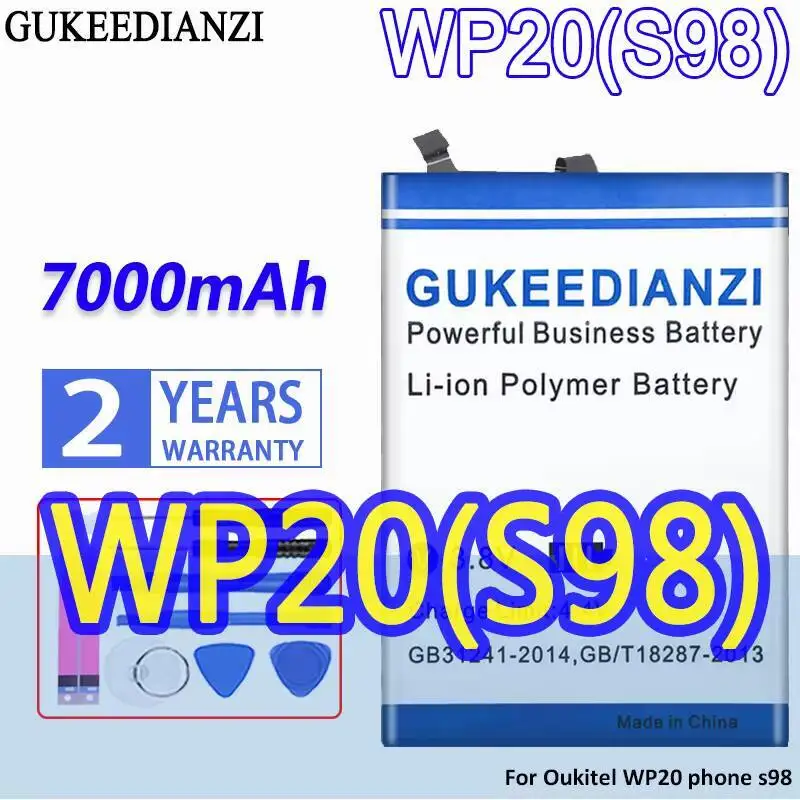 

Стабильный аккумулятор 7000 мАч WP20 S98 для мобильного телефона Oukitel