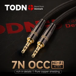 HIFI 3.5 AUX cable AUX car 6N OCC mobile phone audio cavo audio di connessione maschio-maschio cavo aux