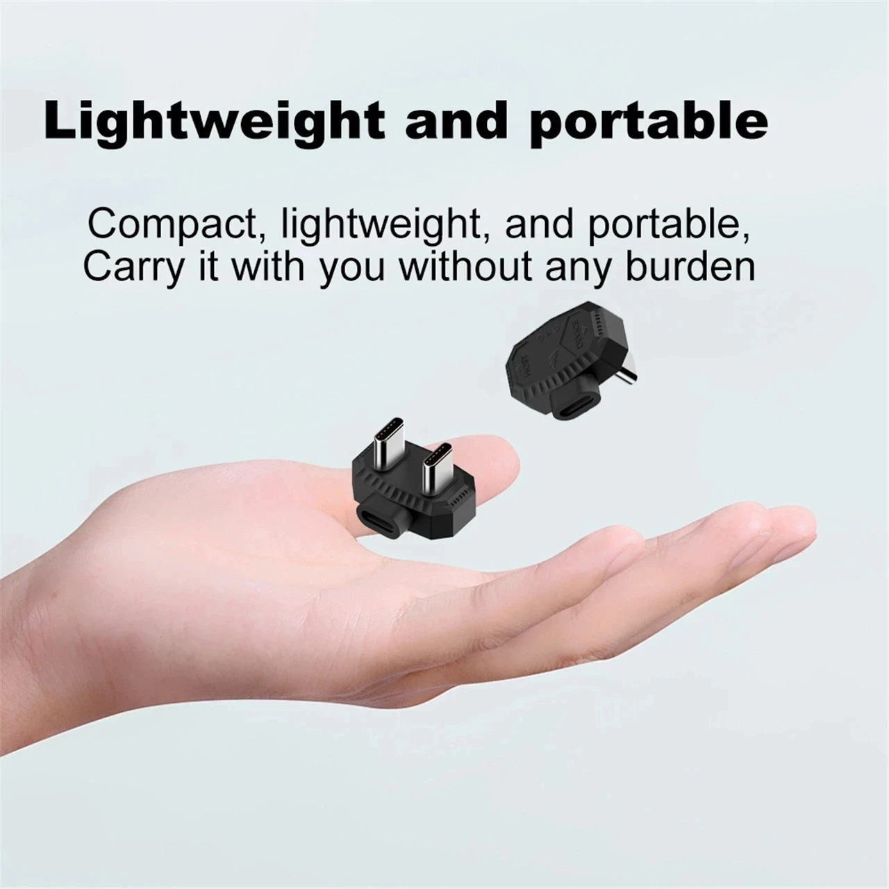 U-shaped Lighting Type C OTG Adapter Fast Data Transfer USBC Charging Converter for microphone Steam Deck/Nintendo Switch IOS 5V