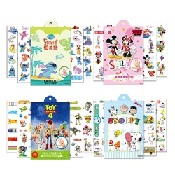 Disney Toy Anime Figure Frozen Elsa Snow White Children Temporary Tattoo Body Art Waterproof Transfer Printing Stickers Gift Box