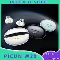 PICUN W28 Ear Clip Bluetooth Earphones Wireless Bluetooth 5.4 Call Noise Reduction Waterproof Custom Non In Ear Sports Earphones