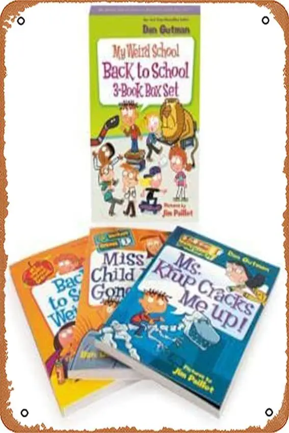 Mi extraña escuela: Regreso a clases - Set de 3 libros: Regreso a clases, ¡Los chicos extraños son los reyes! ¡La señorita Child se ha vuelto loca! ; y la señora Krup Cr sign