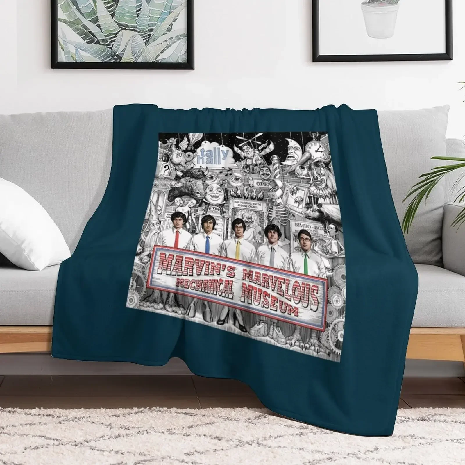 

tally hall grpahic vintage Throw Blanket Furry Hair Blankets sofa bed christmas decoration Loose Blankets