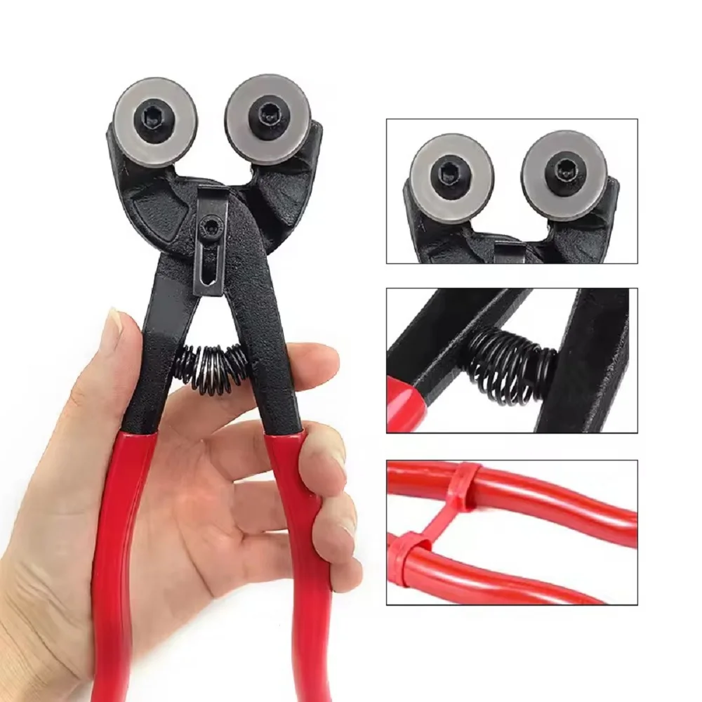 DIY 8‘’ Mosaic Cutting Tools Scissor Pliers Round Nose Pliers/Wheel Tile Pliers For Glass Break Quartz Mosaic/Ceramics Cutting