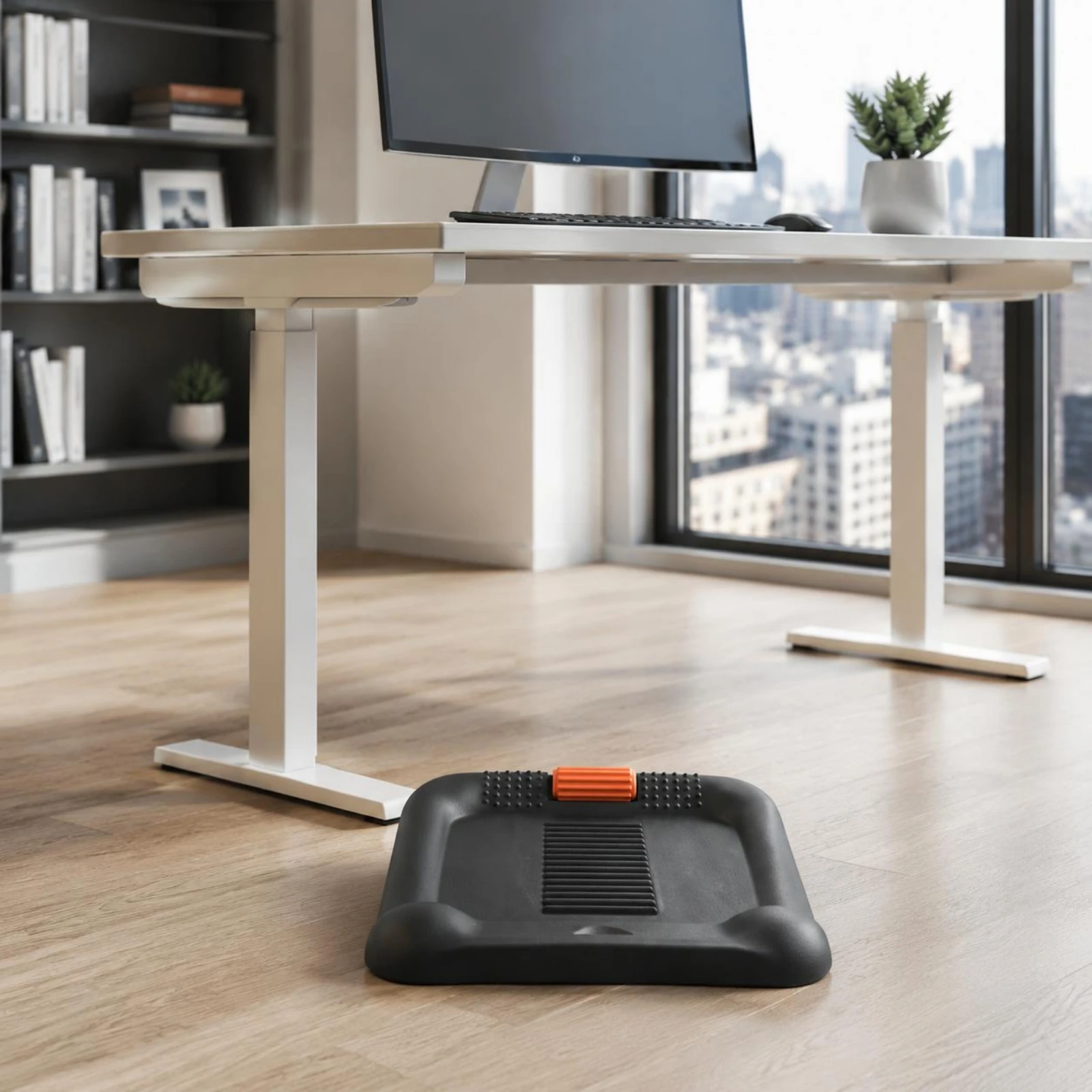PU Anti Fatigue Standing Mat Pressure Relief Massage Standing Mat Comfort Pad Non-Slip Easy to Clean for Office