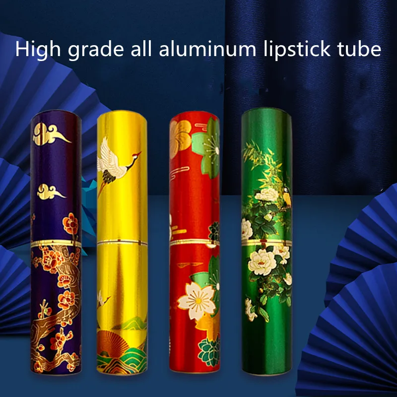 

4/10/30pcs 11.1mm High grade Empty Lipstick Tube Round All Aluminum Lip Balm Container Lipstick Shell Makeup Package box