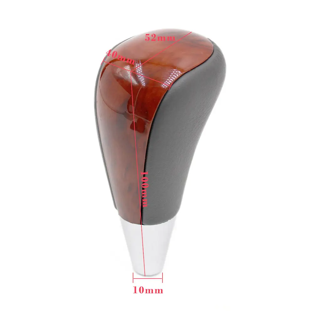 Car Gear Shifter Knob Automatic Gear Stick Head PU ABS Material Smooth Shifting Enhancer Easy Installation Shifts Knob Automatic