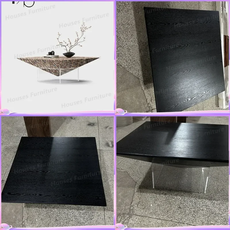 Modern Minimalist Shoe Cabinet Entryway Storage Organizer Acrylic Floating Shelf Wall Mounted Triangle Design Living Room