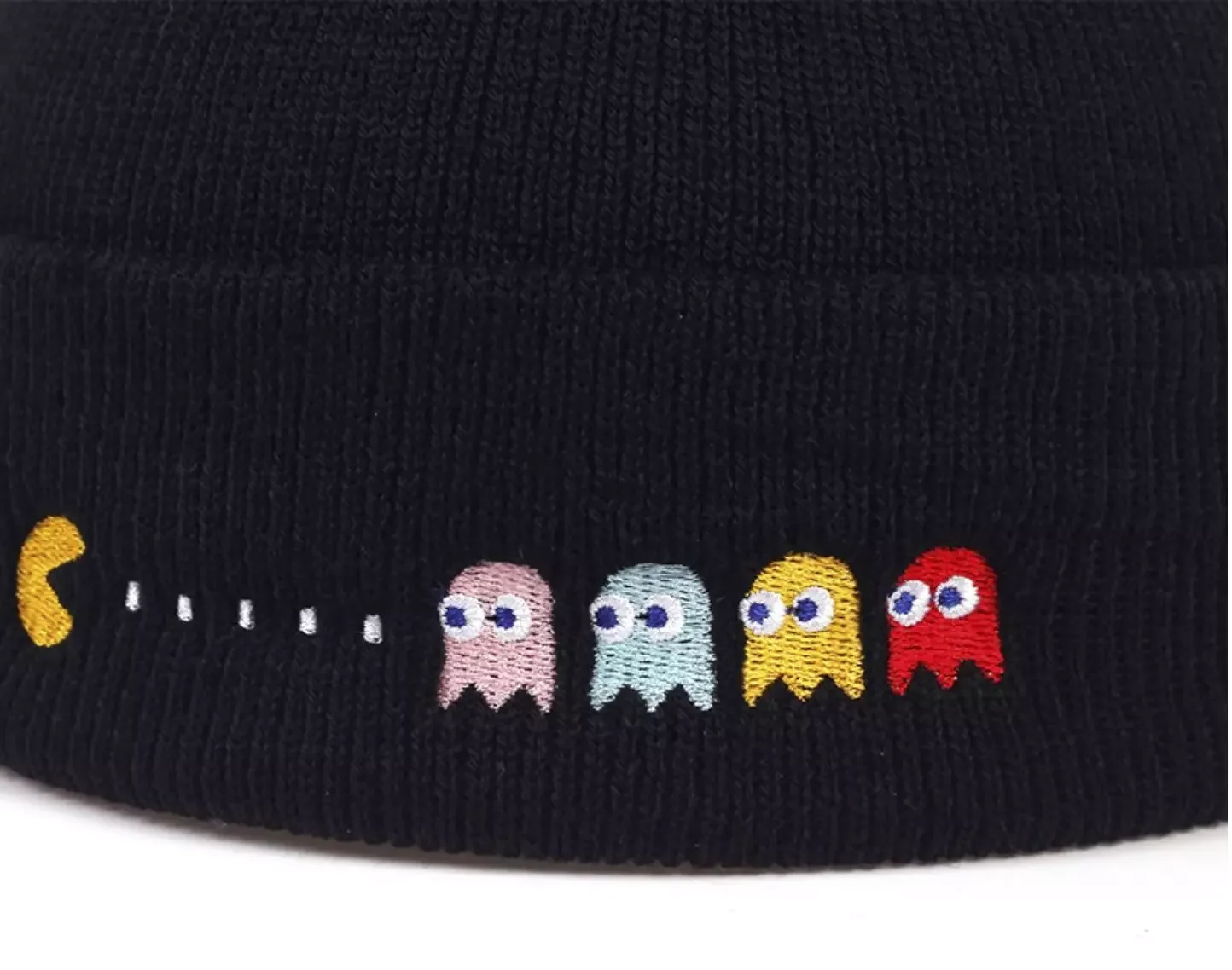 New Retro Old Video Game Beanie Hat Vintage Gamer Pac Games Cartoon Gaming Cap