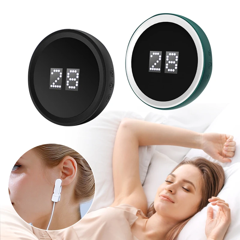 

New CES Pulse Therapy Insomnia Depression Device Sleep Aid Device for Insomnia Fast Sleeping Microcurrent Anxiety Relief Helper