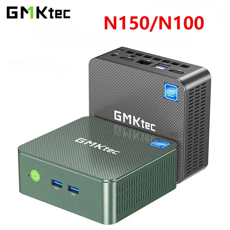 GMKtec G3 Plus intel N100 N150 MINI PC Windows 11 Pro DDR4 16GB 512GB NVMe SSD WIFI6 BT5.2 Desktop Gamer Computer