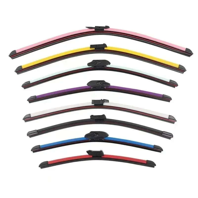 Colorful For Citroen C1 Peugeot 107 108 Toyota Aygo PM PN PA PS B1 B4 2005 10 12 16 18 2019 2020 2022 Car Brush Windshield Wiper