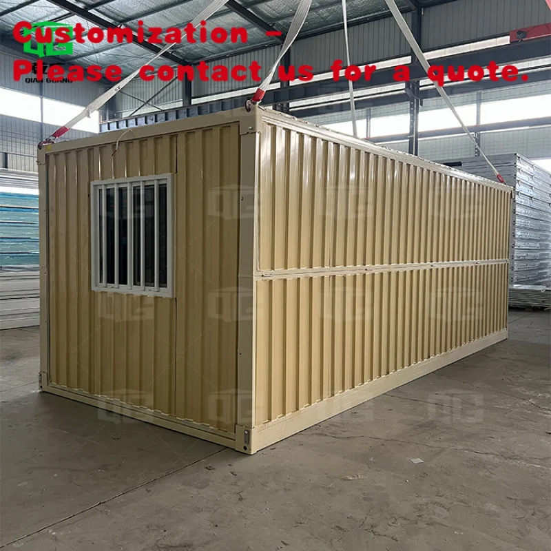 

на заказ. Простота перемещения и установки Желтый гофрированный складной дом Прочный контейнер Складной складной дом