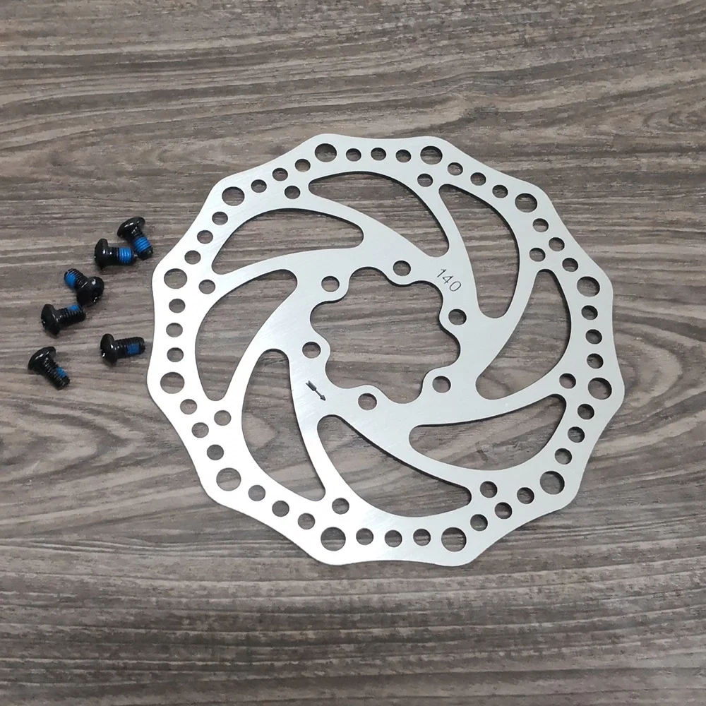 high quality R6 stainless steel  brake disc rotor 140/160/180/203mm  MTB/road disc brake/cyclocross bike brake disc 44mm 6-bolt